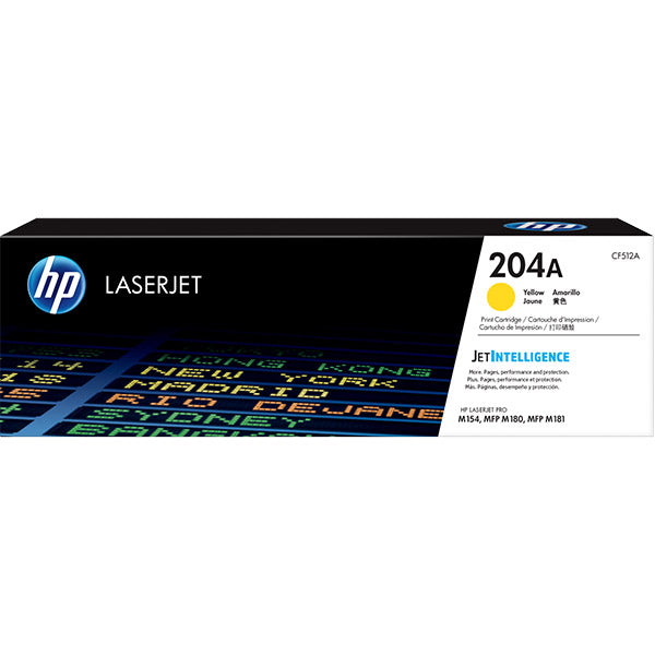 HP 204A (CF-510A / CF-511A / CF-512A / CF-513A ) Black / Cyan / Magenta / Yellow Original Cartridge - Hewlett-Packard