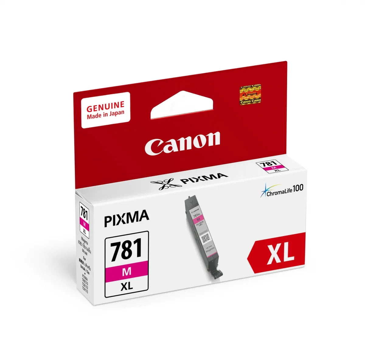 Canon PGI-780XL PGBK / Canon CLI-781XL Series Black / Cyan / Magenta / Yellow / PhotoBlue- Original Ink Cartridge - For Canon Printer