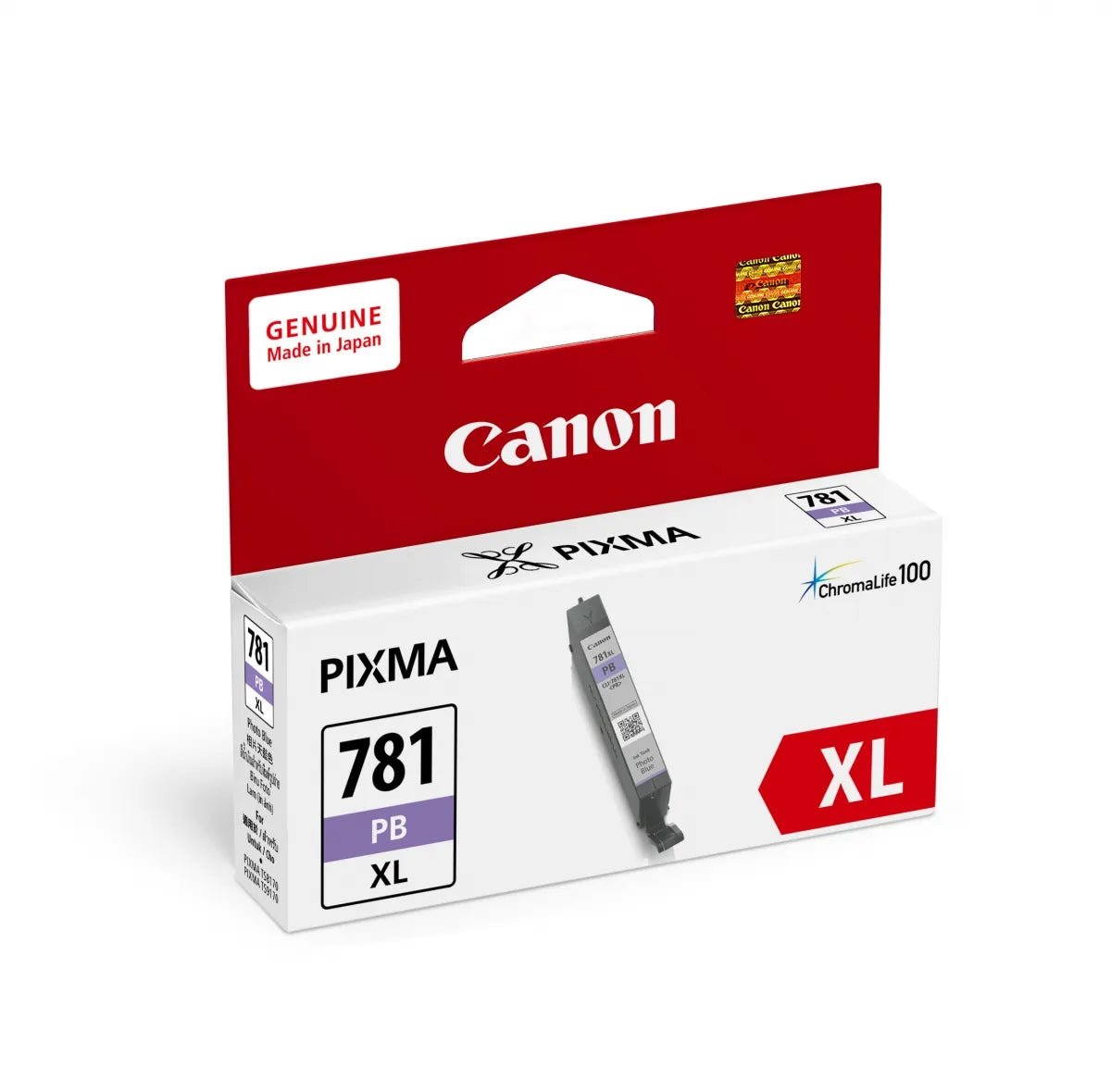 Canon PGI-780XL PGBK / Canon CLI-781XL Series Black / Cyan / Magenta / Yellow / PhotoBlue- Original Ink Cartridge - For Canon Printer
