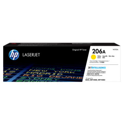 HP 206A (W2110 / W2111A/ W2112A / W2113A ) Black / Cyan / Magenta / Yellow Original Cartridge - Hewlett-Packard