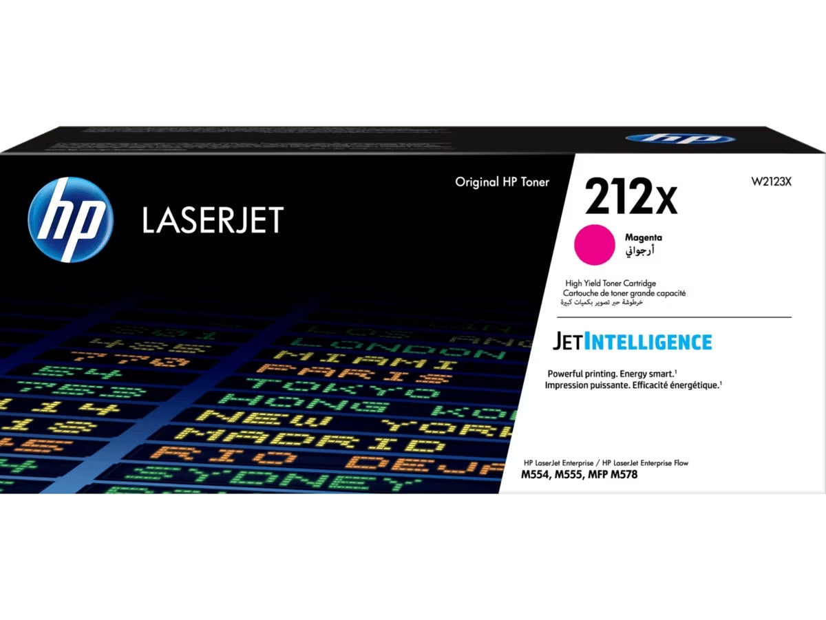 HP 212X (W2120X / W2121X / W2122X / W2123X ) Black / Cyan / Magenta / Yellow Original Cartridge - Hewlett-Packard (Copy)