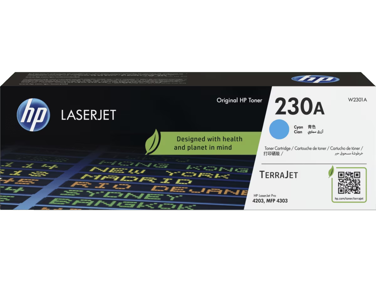 HP 230A (W2300A / W2301A / W2302A / W2303A ) Black / Cyan / Magenta / Yellow Original Cartridge - Hewlett-Packard