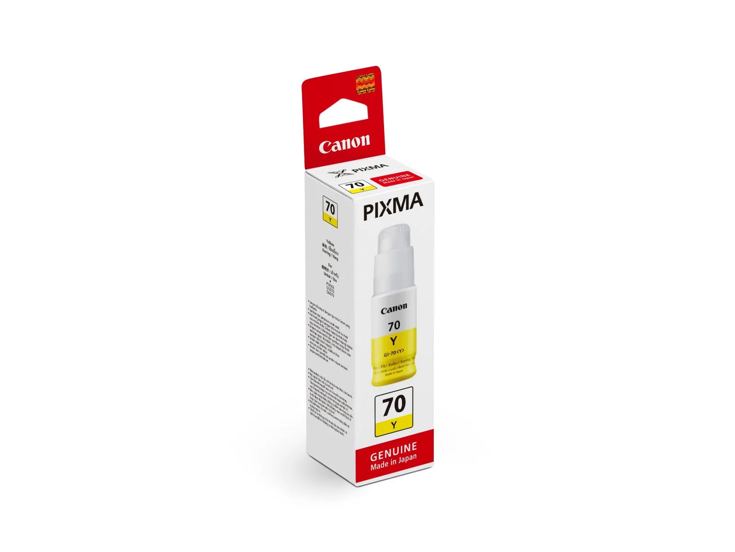 Canon GI-70 Black / Cyan / Magenta / Yellow Original Ink Cartridge - For Canon Printer