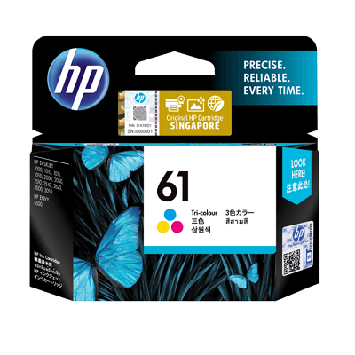 HP 61 Black & Colour Original Ink Cartridge - Hewlett-Packard