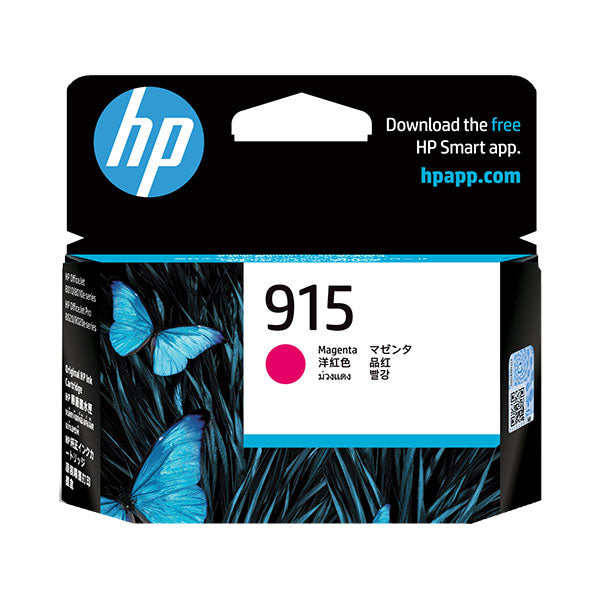 HP 915 Black / Cyan / Magenta / Yellow Original Ink Cartridge - Hewlett-Packard