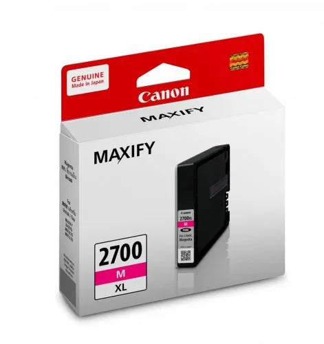 Canon PGI-2700XL Black / Cyan / Magenta / Yellow - Original Ink Cartridge - For Canon Printer