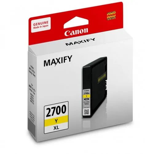 Canon PGI-2700XL Black / Cyan / Magenta / Yellow - Original Ink Cartridge - For Canon Printer