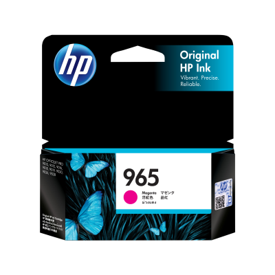HP 965 Black / Cyan / Magenta / Yellow Original Ink Cartridge - Hewlett-Packard