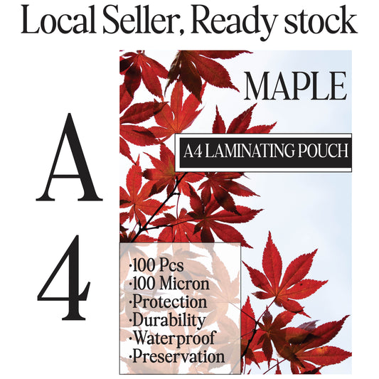 Maple Laminating Pouches A4/A3