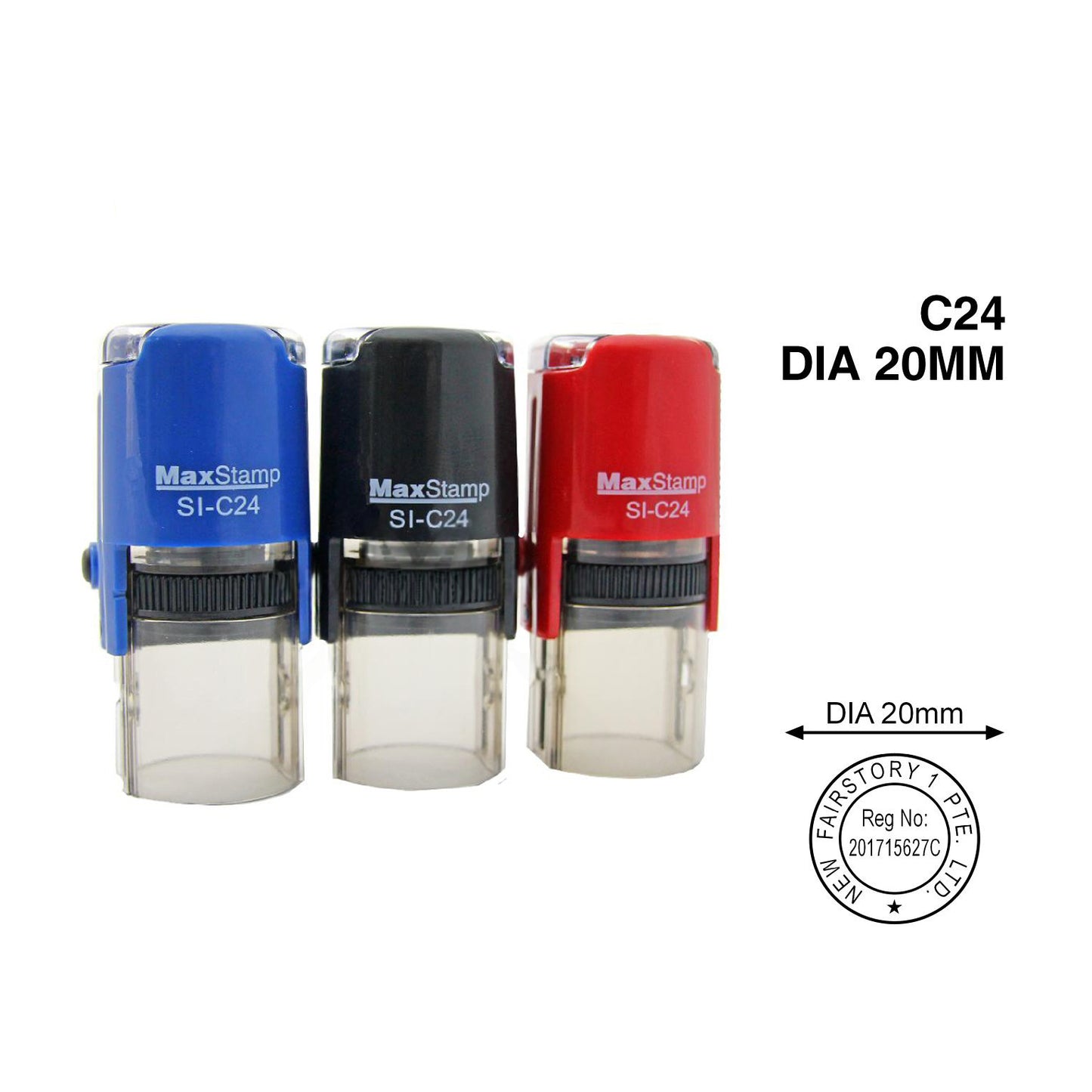 MAX Self-Inking Stamp – Round
