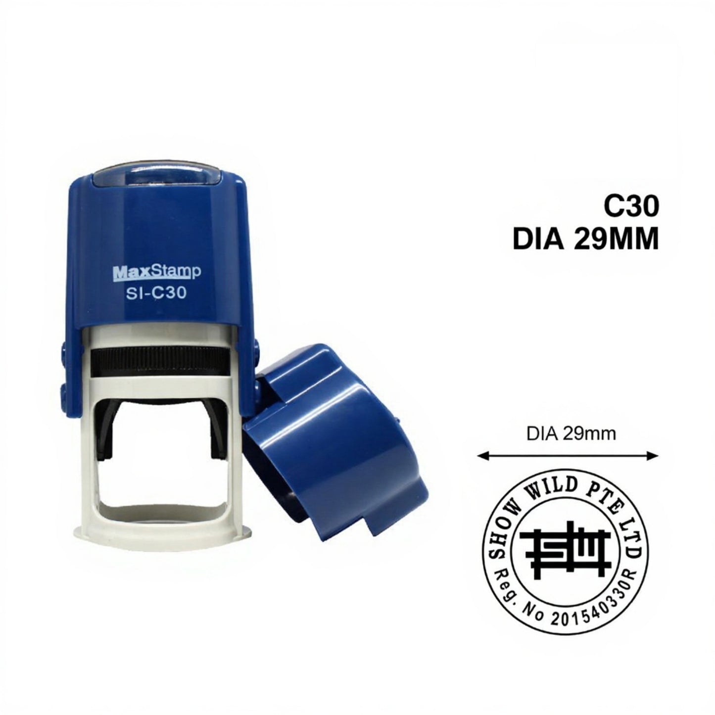MAX Self-Inking Stamp – Round