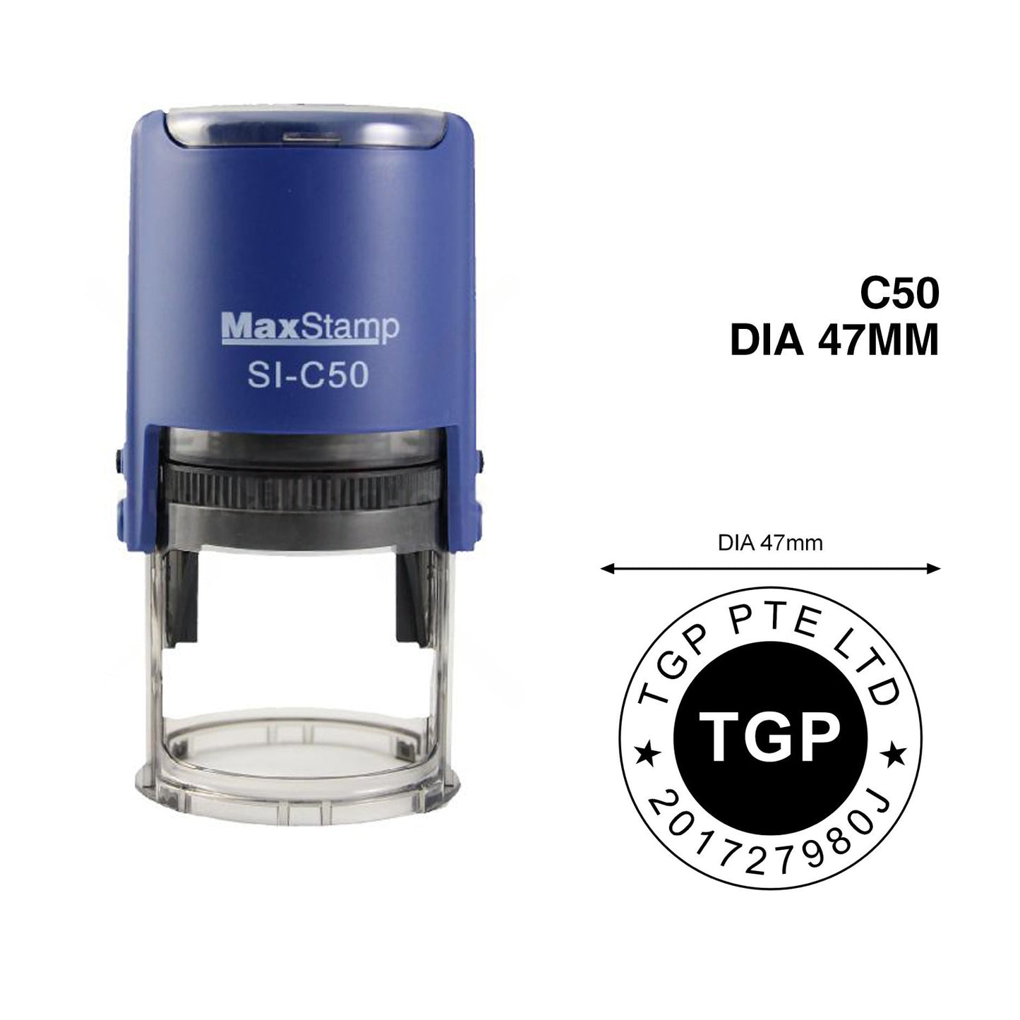 MAX Self-Inking Stamp – Round