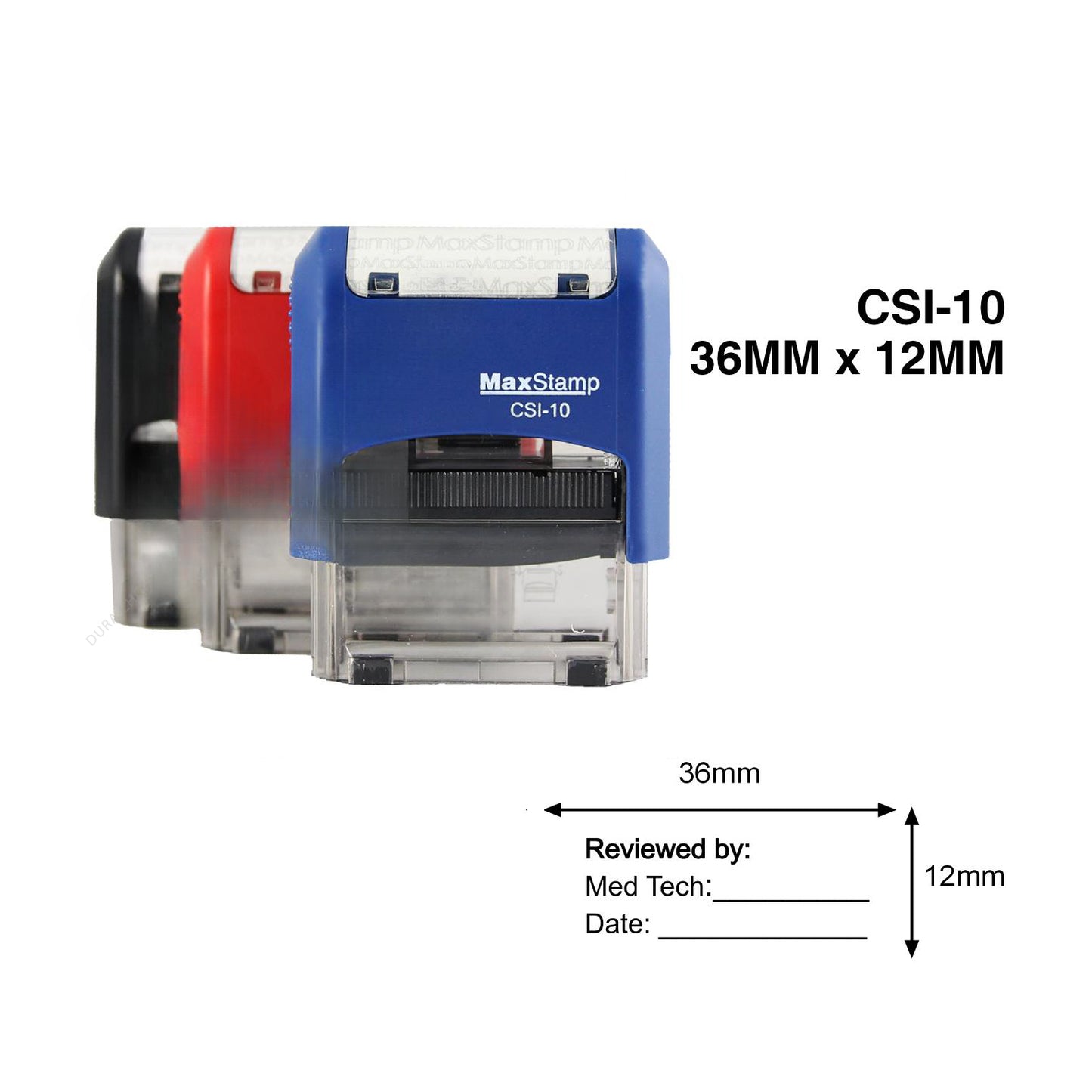 MAX Self-Inking Stamp – (1-3 Lines)