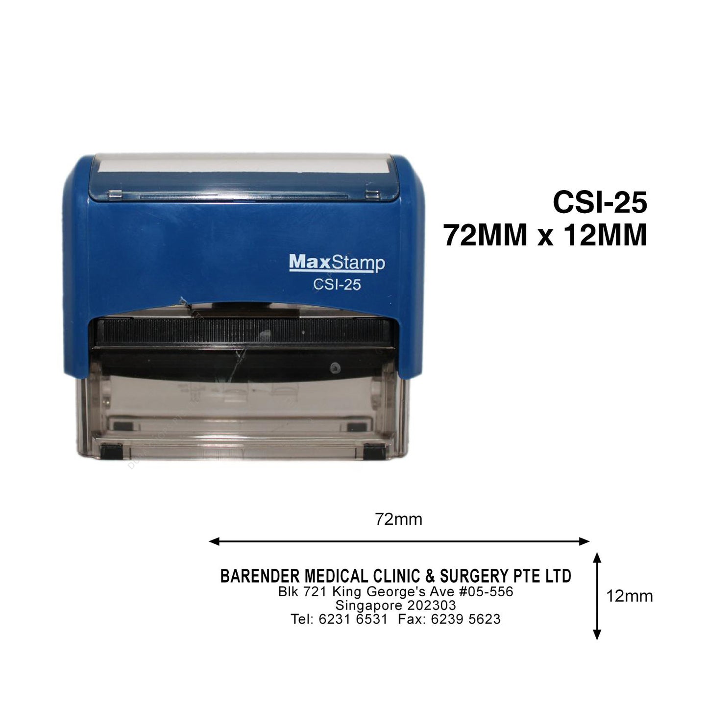 MAX Self-Inking Stamp – (1-3 Lines)