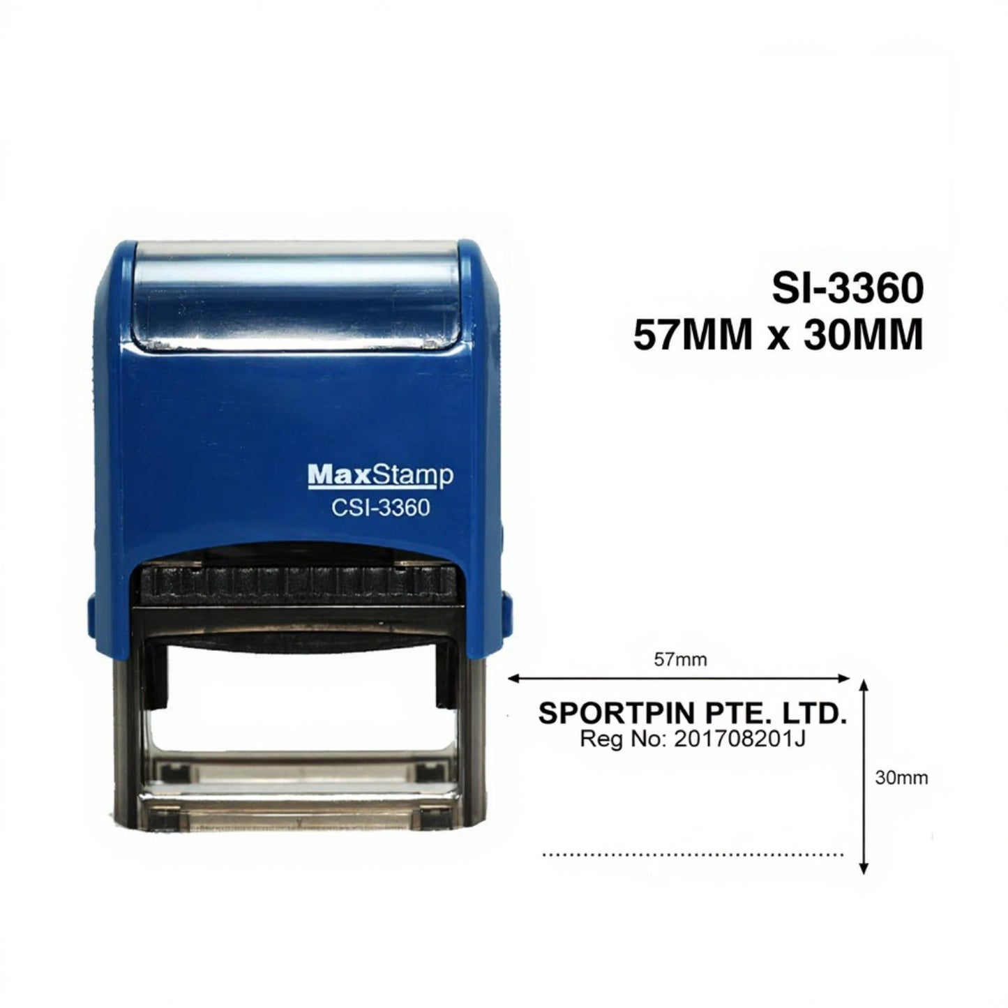 MAX Self-Inking Stamp – (1-4 Lines)