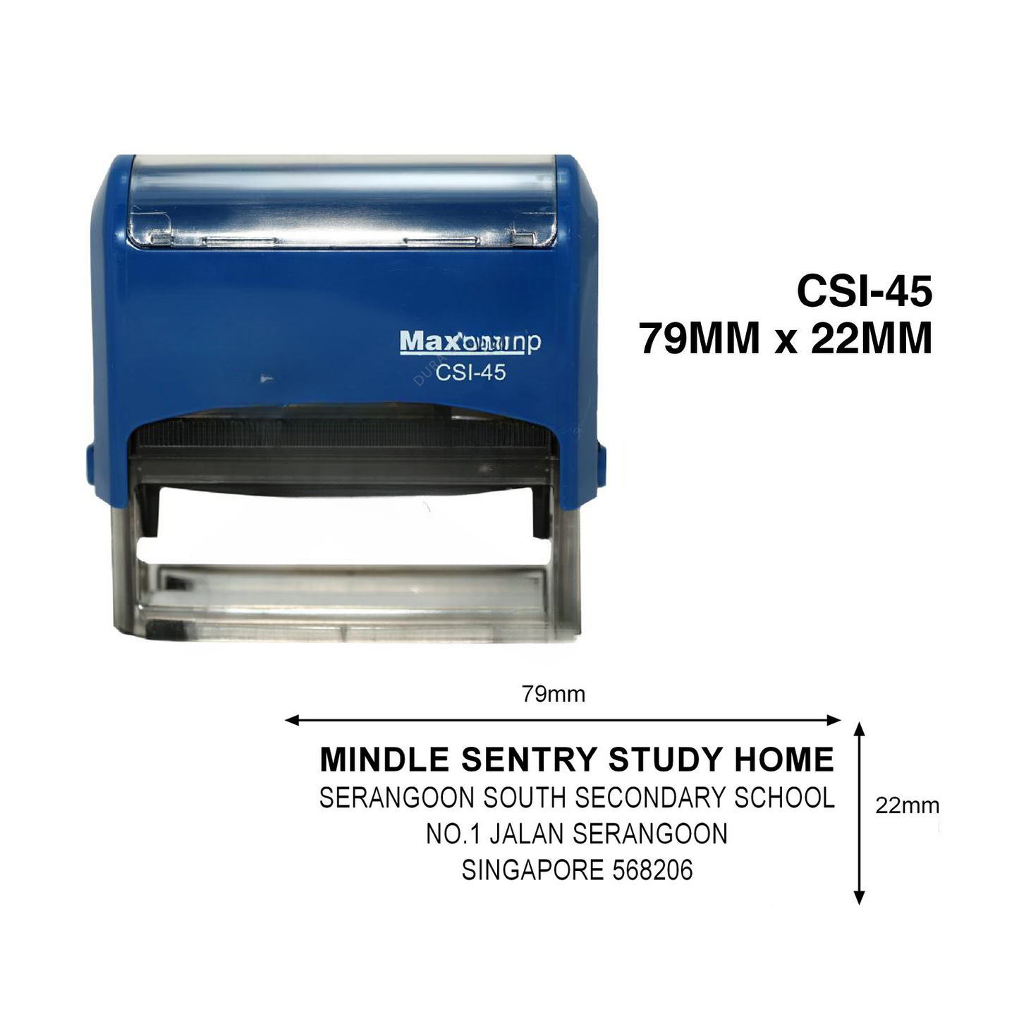 MAX Self-Inking Stamp – (1-4 Lines)