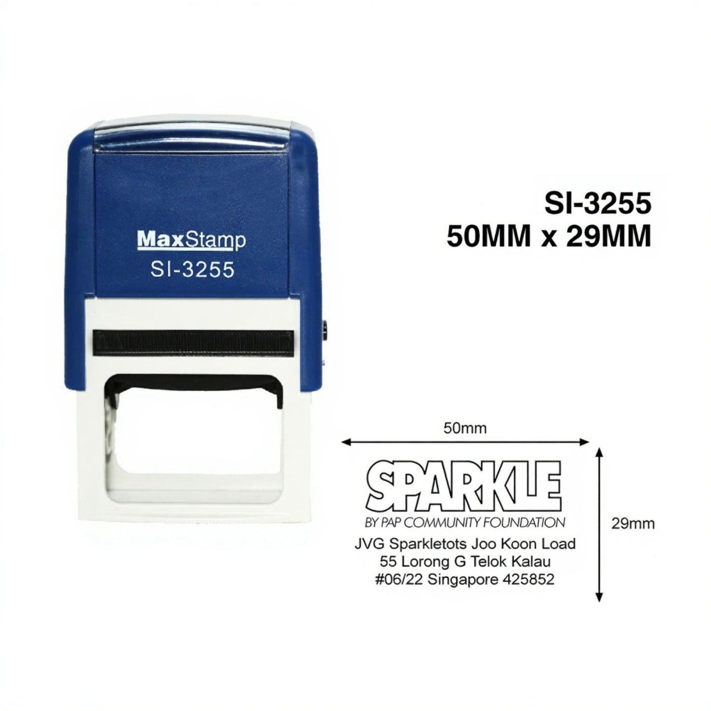 MAX Self-Inking Stamp – (1-4 Lines)