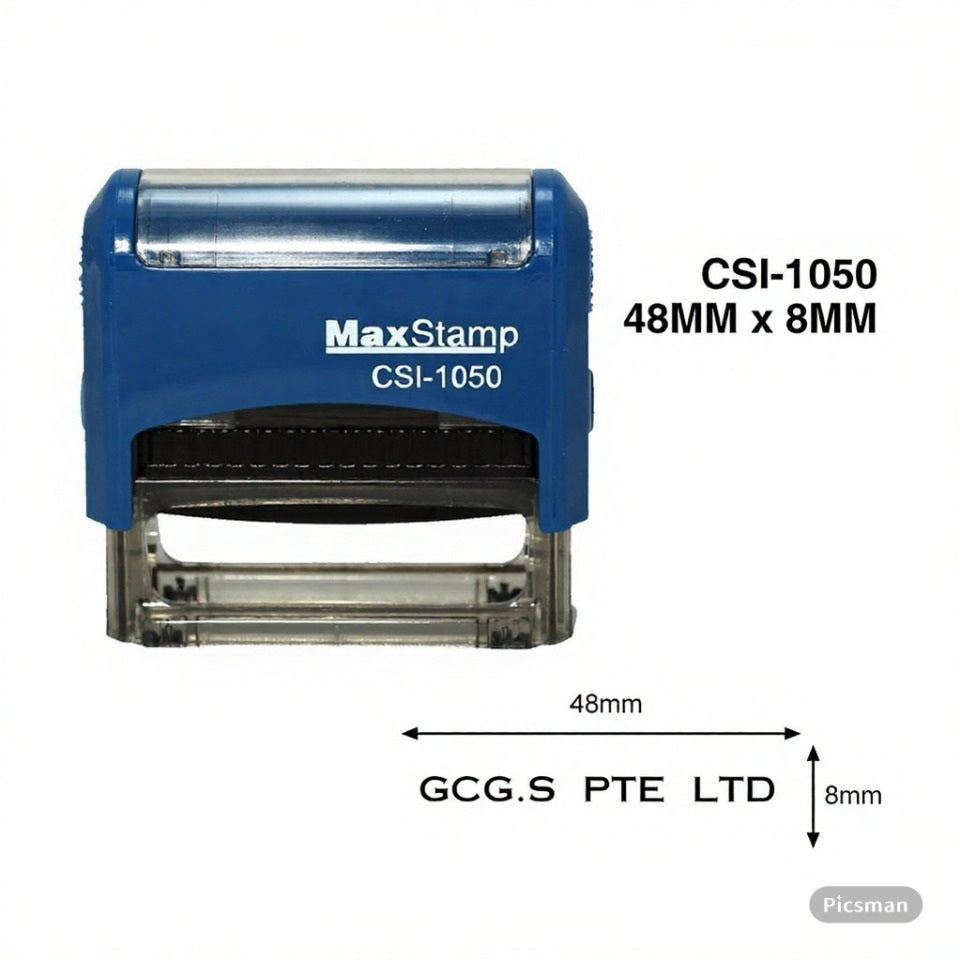 MAX Self-Inking Stamp – (1-3 Lines)