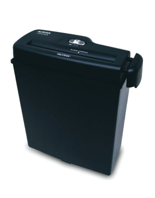 Aurora As600SB Shredder - Strip-cut, 6 sheets, shred credit card