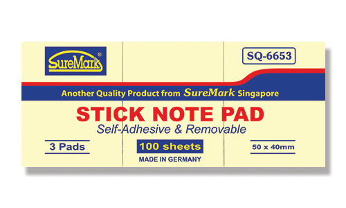SUREMARK STICK NOTE PAD ( SQ-6653 )