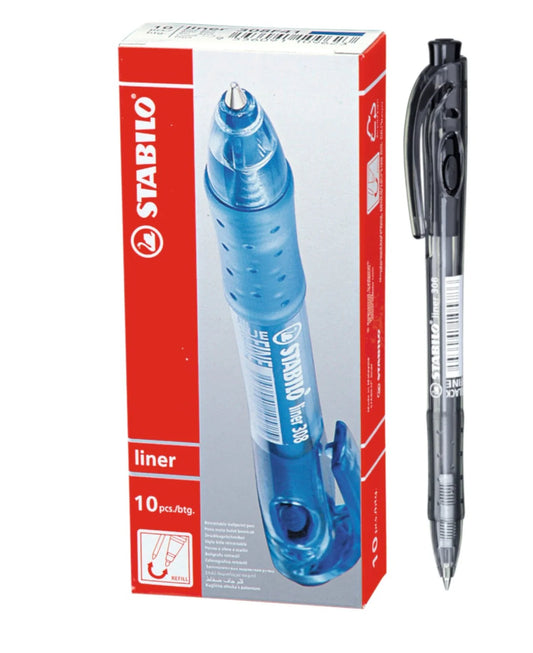 Stabilo 308 ( 0.7 ) Retractable Ball Point Pen