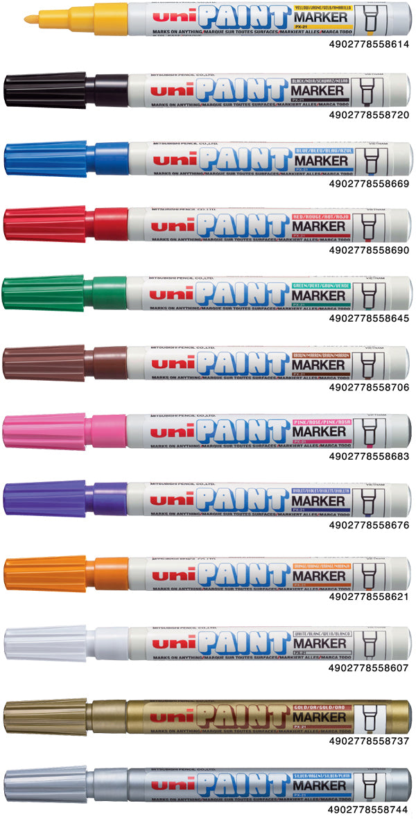 Uni PX-21 Permanent Paint Marker ( Fine Bullet Tip)