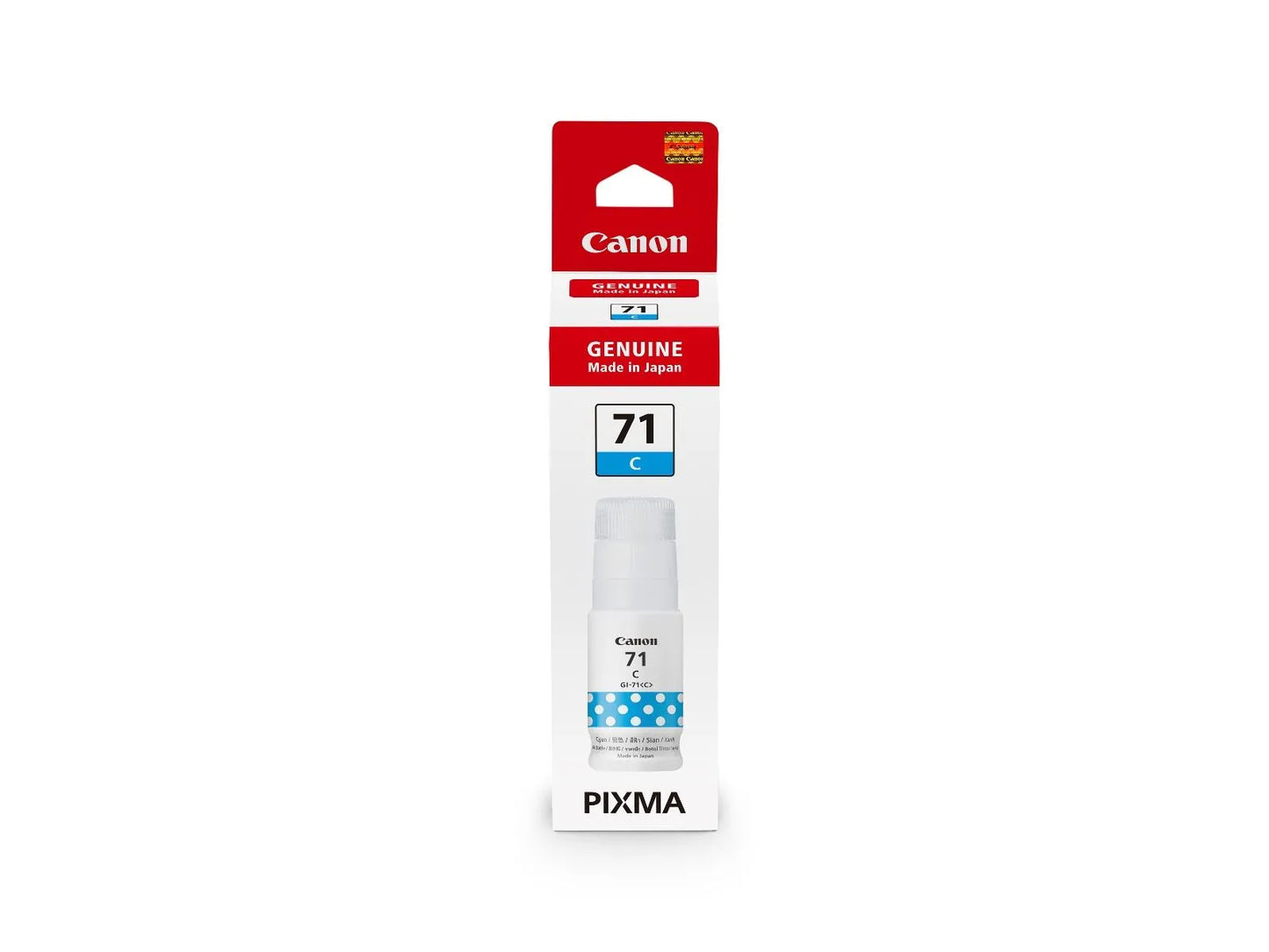Canon GI-71 Black / Cyan / Magenta / Yellow Original Ink Cartridge - For Canon Printer