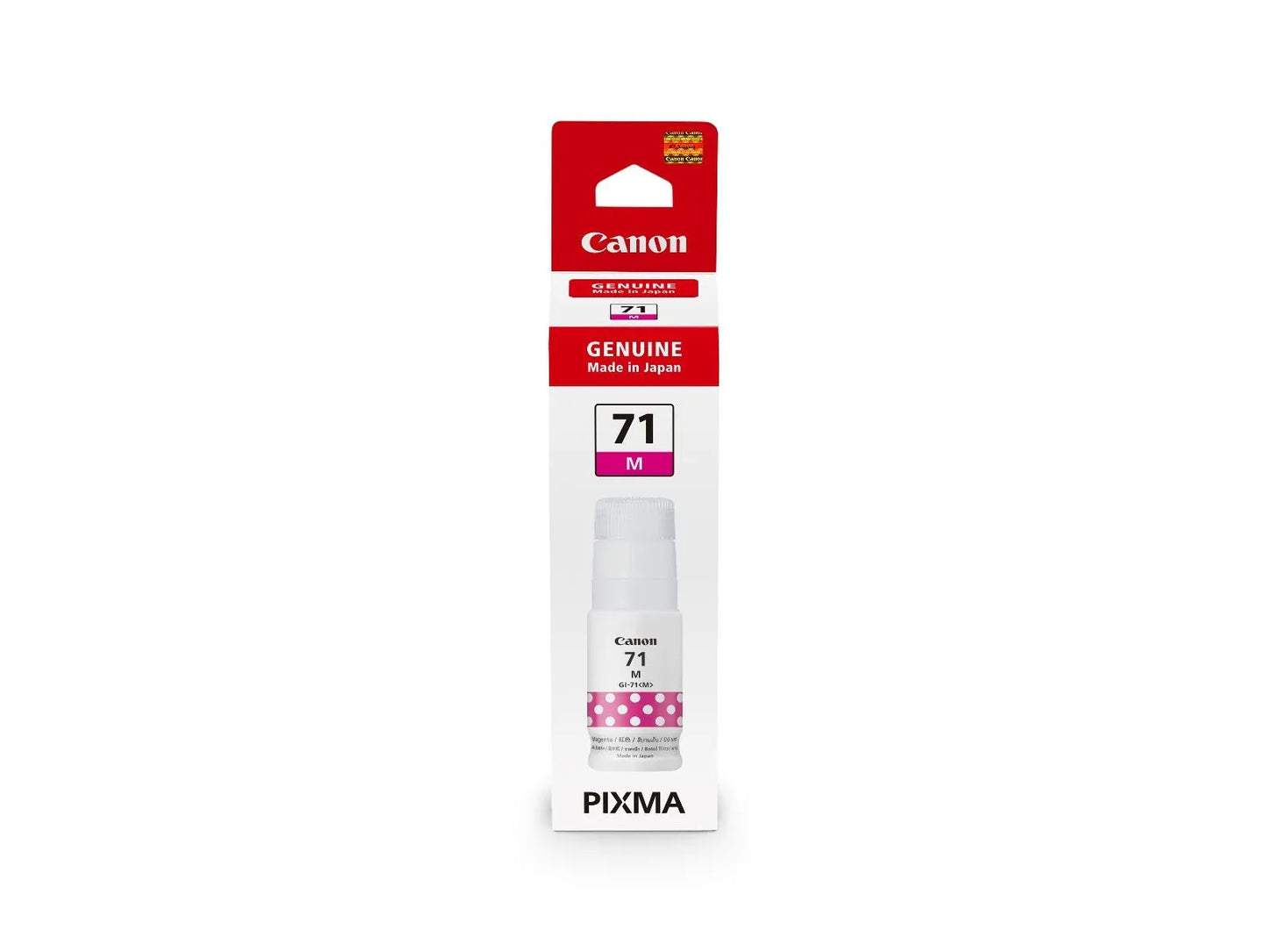 Canon GI-71 Black / Cyan / Magenta / Yellow Original Ink Cartridge - For Canon Printer