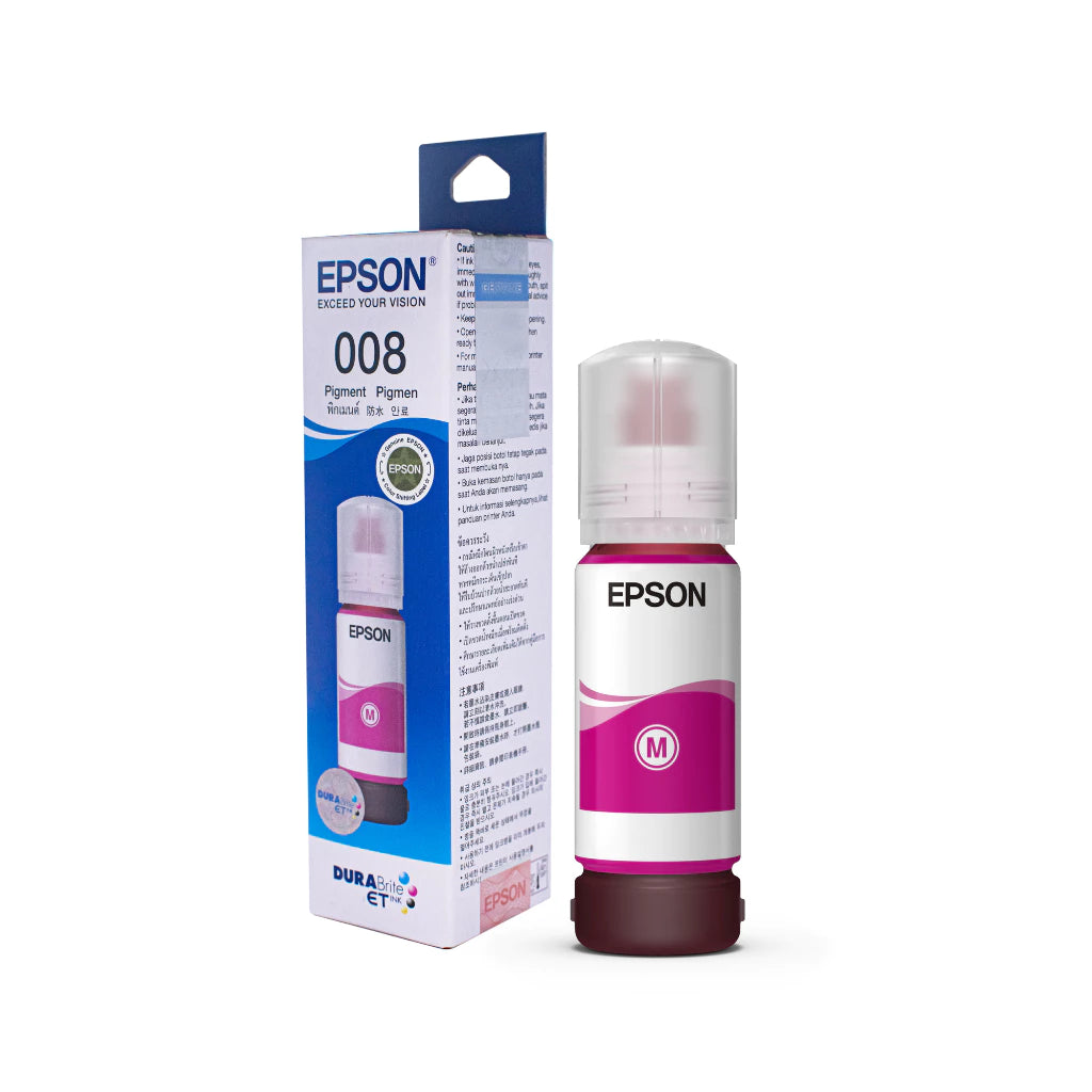 Epson 008 Black / Cyan / Magenta / Yellow Original Ink Cartridge - For Epson Printer
