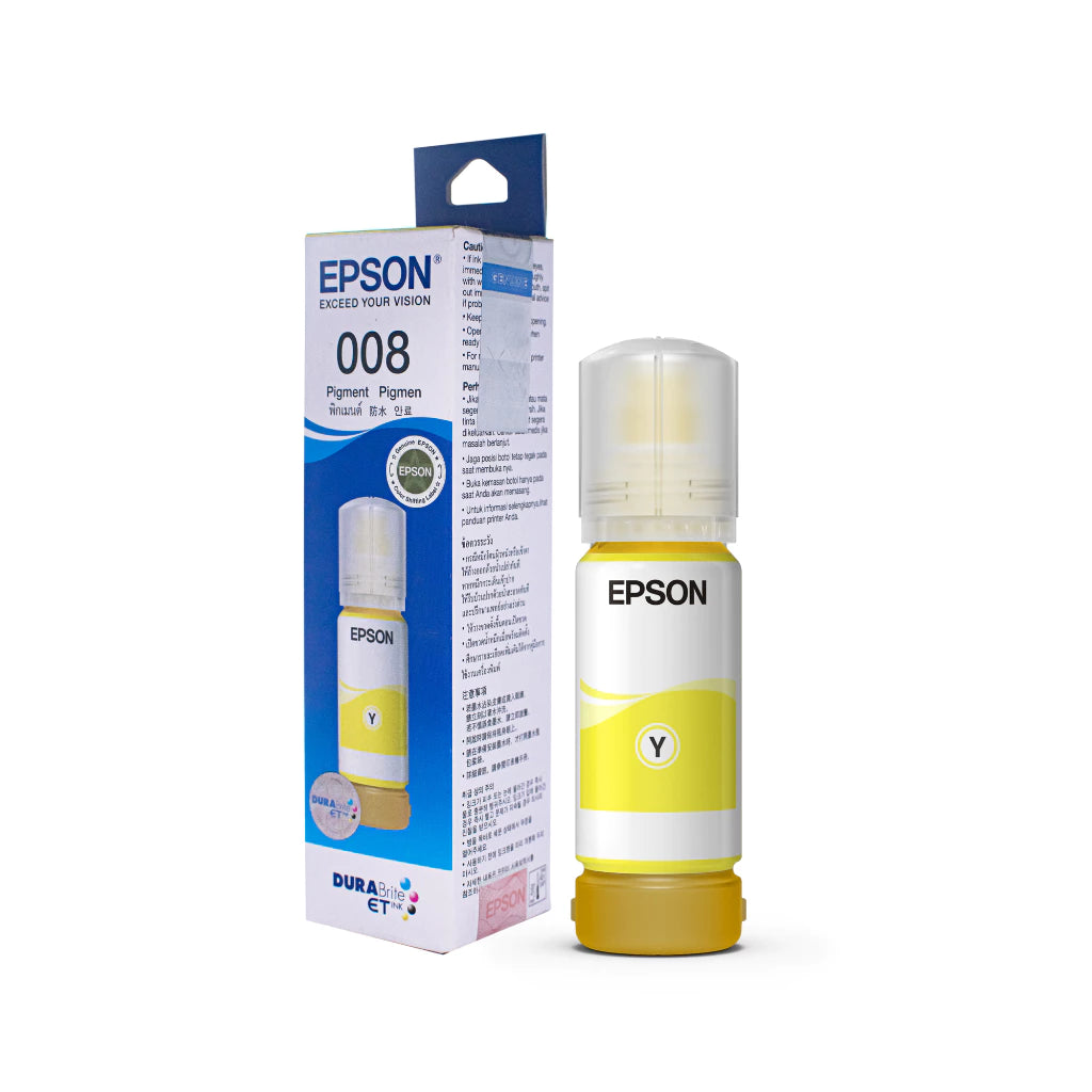 Epson 008 Black / Cyan / Magenta / Yellow Original Ink Cartridge - For Epson Printer