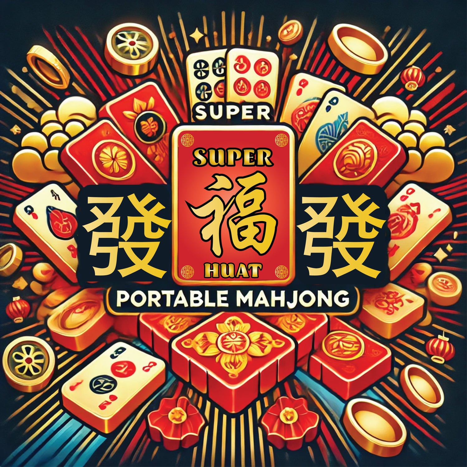 SG FIRST PORTABLE AUTOMATIC MAHJONG TABLE