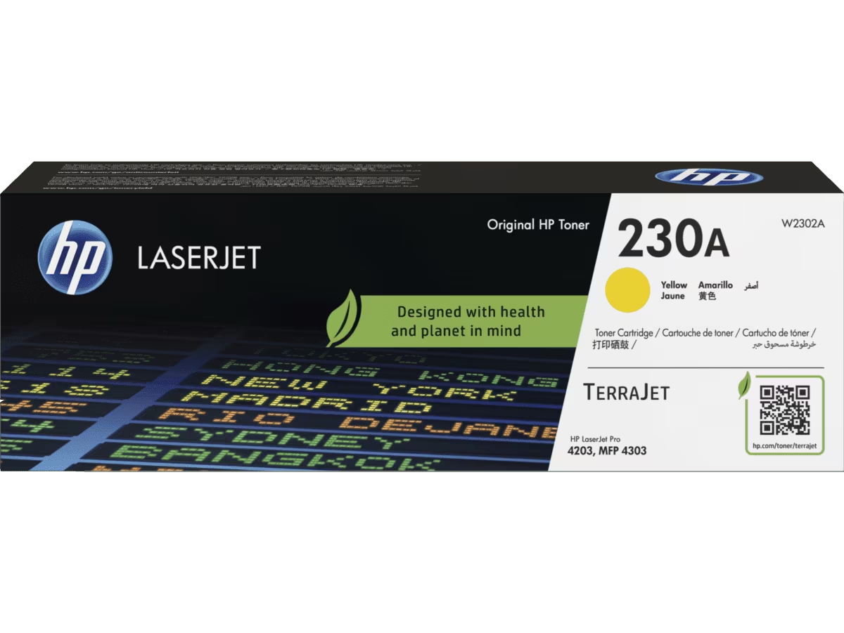 HP 230A (W2300A / W2301A / W2302A / W2303A ) Black / Cyan / Magenta / Yellow Original Cartridge - Hewlett-Packard