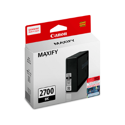 Canon PGI-2700 Black / Cyan / Magenta / Yellow - Original Ink Cartridge - For Canon Printer