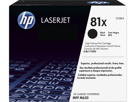 HP 81X (CF-281X) Original Cartridge - Hewlett-Packard