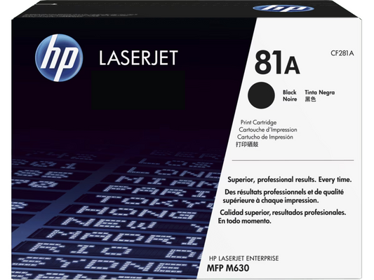 HP 81A (CF-281A) Original Cartridge - Hewlett-Packard