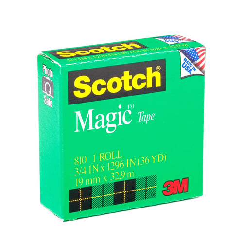 3M Scotch Magic Tape 3/4” X 36Yd ( 3M-810B )