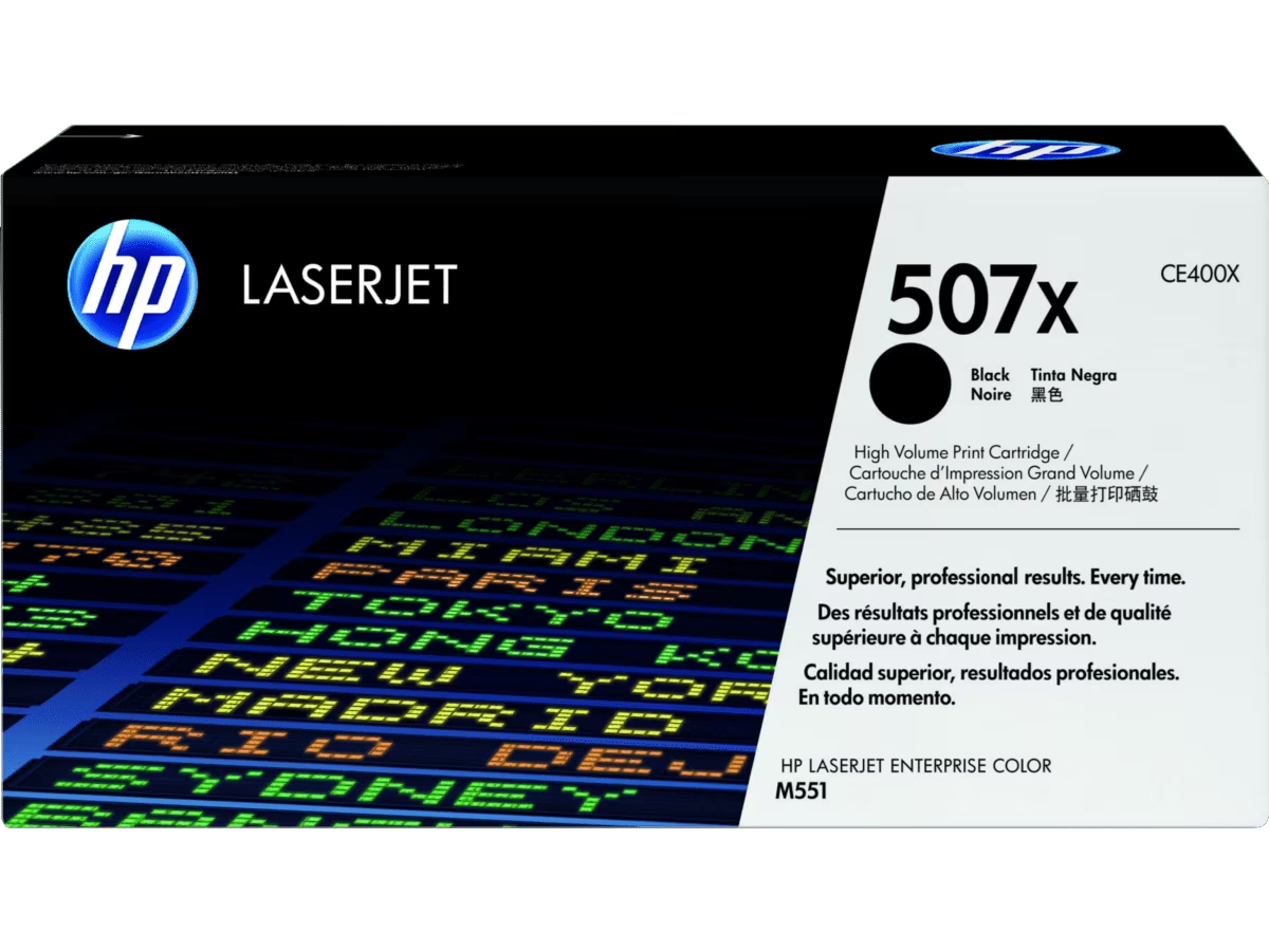 HP 507X (CE400X) Original Cartridge - Hewlett-Packard