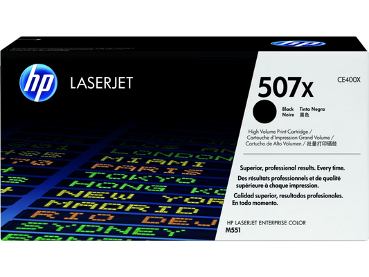HP 507X (CE400X) Original Cartridge - Hewlett-Packard