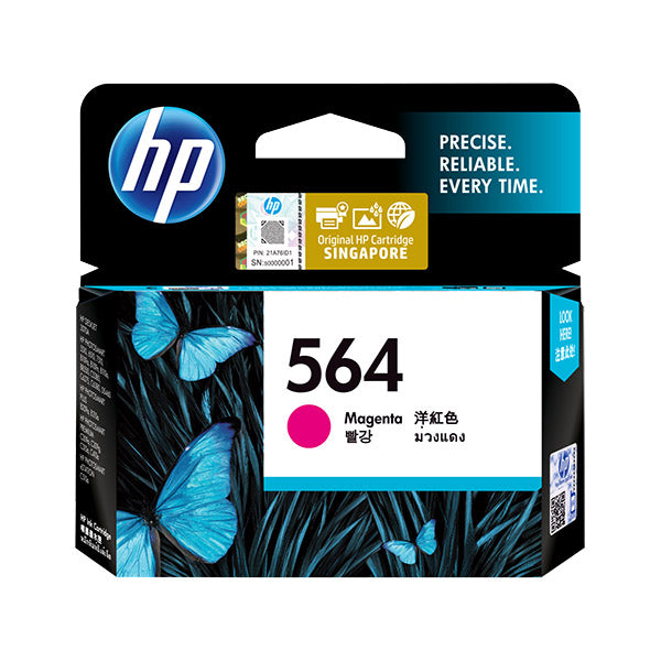 HP 564 Black / Cyan / Magenta / Yellow Original Ink Cartridge - Hewlett-Packard