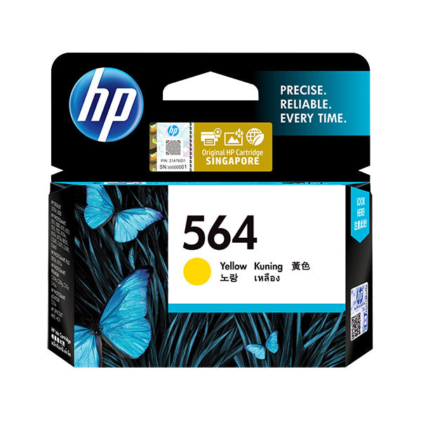 HP 564 Black / Cyan / Magenta / Yellow Original Ink Cartridge - Hewlett-Packard
