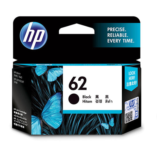 HP 62 Black & Colour Original Ink Cartridge - Hewlett-Packard