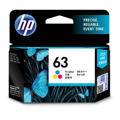 HP 63 Black & Colour Original Ink Cartridge - Hewlett-Packard