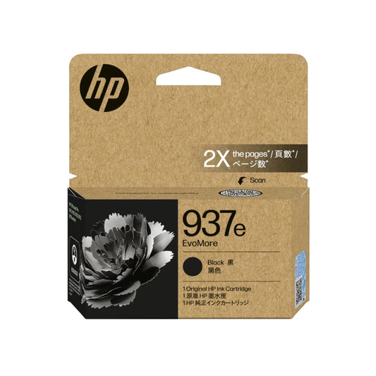 HP 937e Black / Cyan / Magenta / Yellow Original Ink Cartridge - Hewlett-Packard