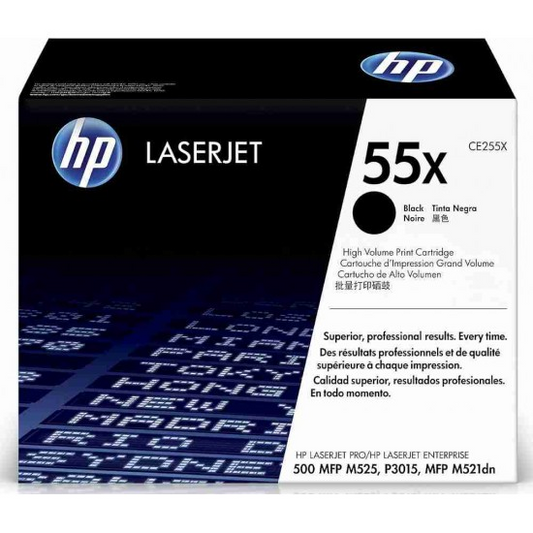 HP 55X (CE-255X) Original Cartridge - Hewlett-Packard