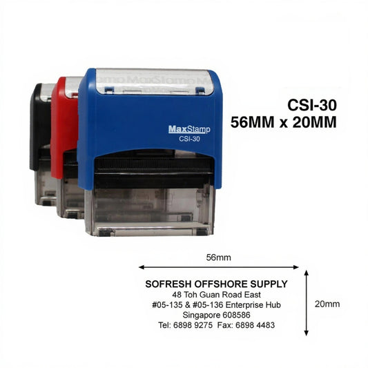MAX Self-Inking Stamp – (1-4 Lines)