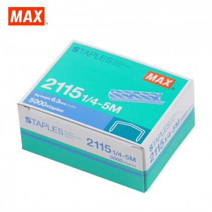 Max 2115 1/4 -5M Staples ( Stapler Bullet )