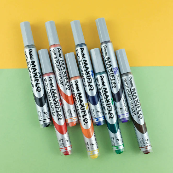 Pentel Maxiflo MWL5S Whiteboard Marker ( Bullet Tip )