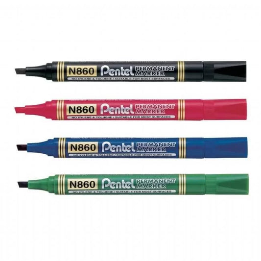 Pentel N860 Permanent Marker ( Chisel Tip )
