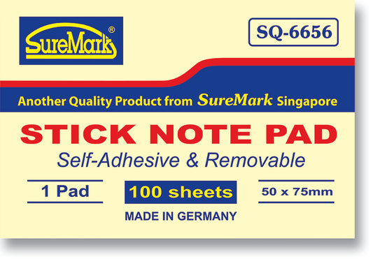SUREMARK STICK NOTE PAD ( SQ 6656 )