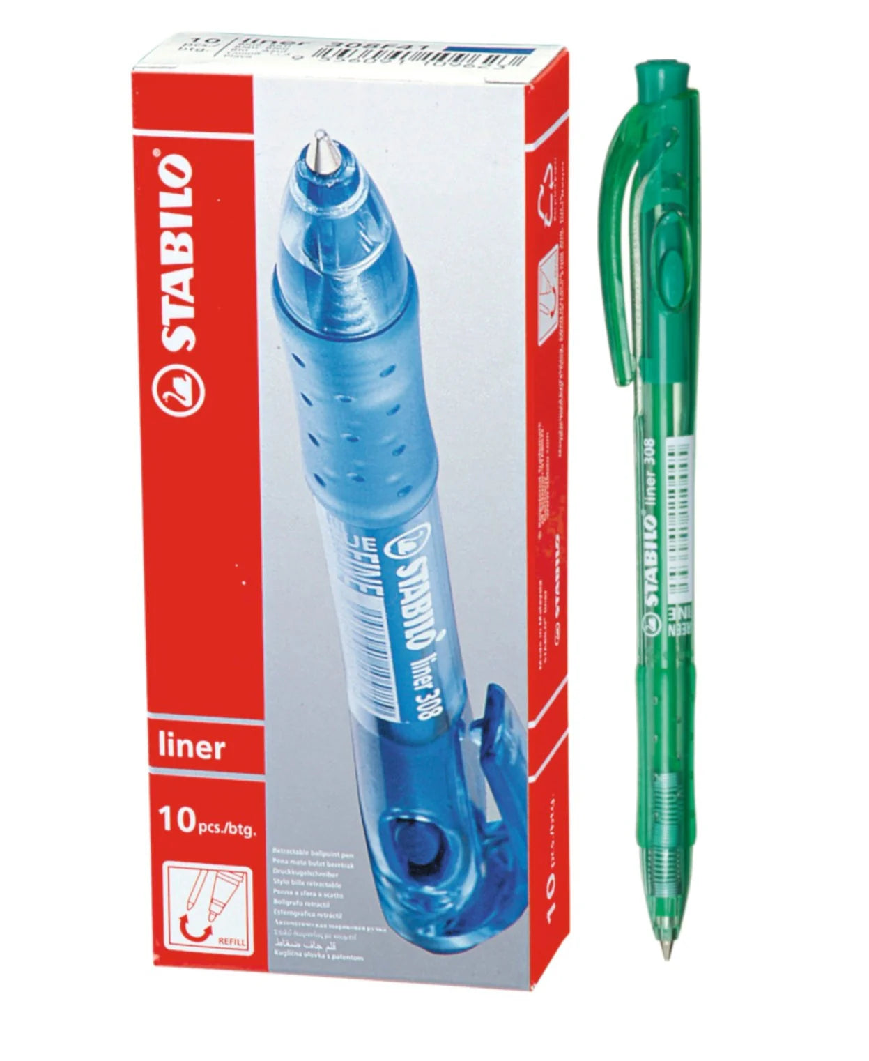 Stabilo 308 ( 0.7 ) Retractable Ball Point Pen
